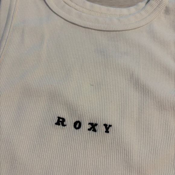 Roxy Women's White Crop Top - Picture 2 of 4